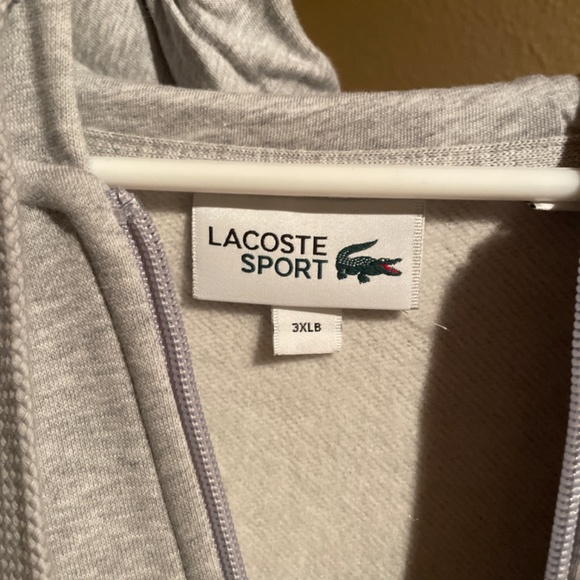 Lacoste zip up 3XLB - Picture 2 of 3